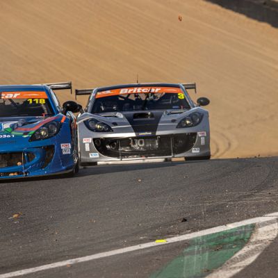 Nick Casey preparing to overtake Dave May